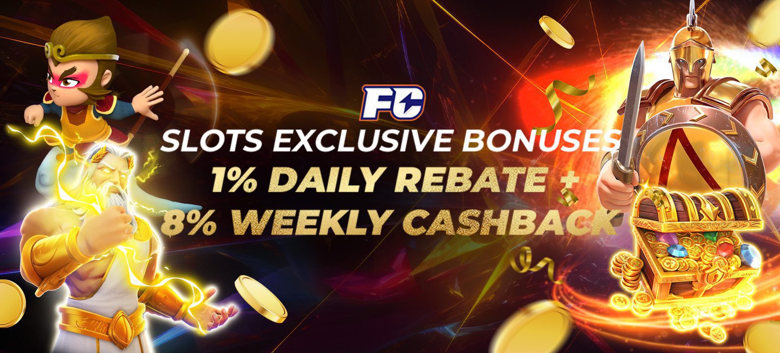 FC Slots Exclusive Bonuses
