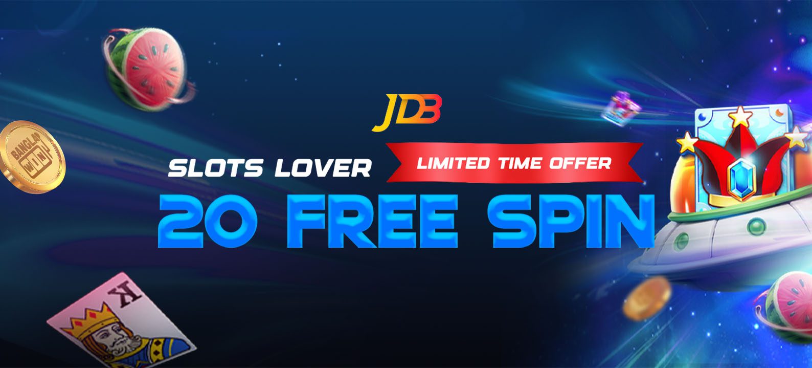 JDB Exclusive 20 FREE SPINS!